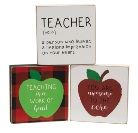 TEACHERS Square Block