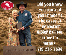 Fellowship of Christian Cowboys Custom Bible