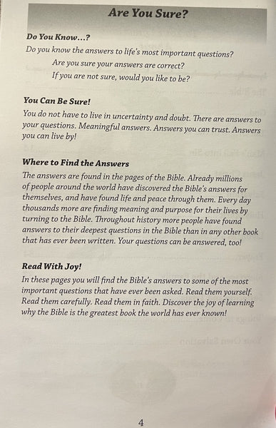 Answers To Live By