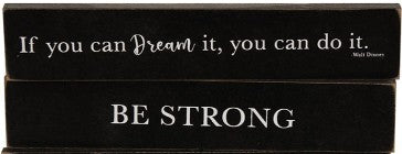 Black Wooden Shelf Sitters