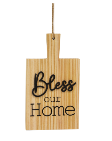 Bless Our Home Cutting Board sign