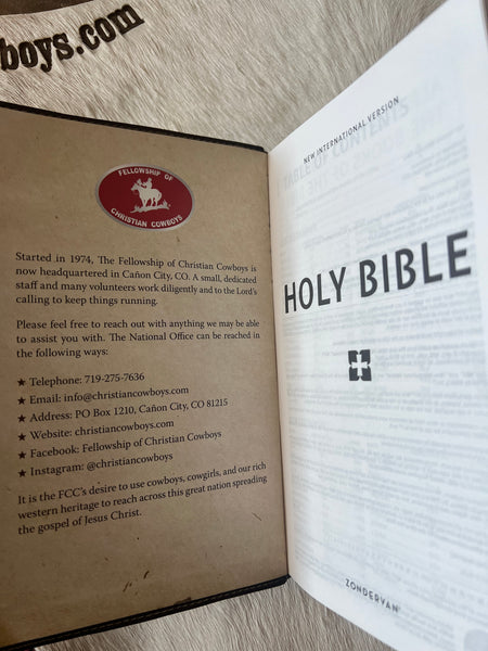 Fellowship of Christian Cowboys Custom Bible
