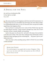 Hope for Each Day Large Deluxe: Words of Wisdom and Faith