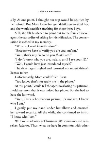 I AM A CHRISTIAN