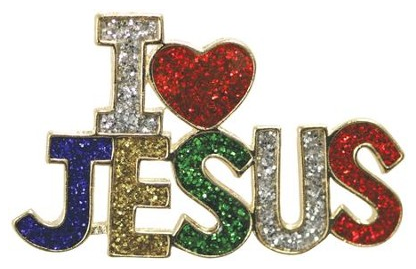 I Love Jesus Pin