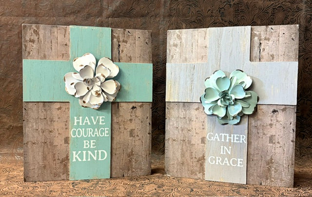 3D Metal Flower Signs