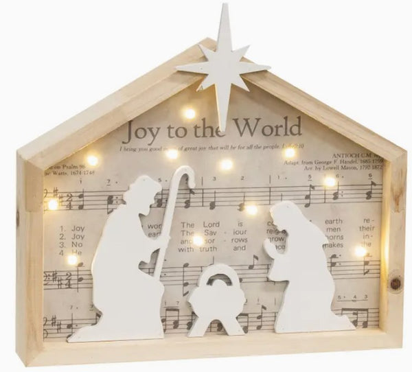 Joy to the World LED Nativity