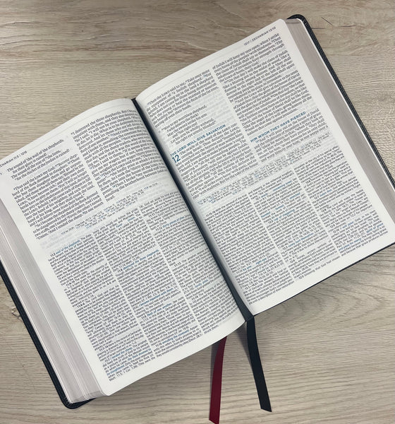 ESV MacArthur Study Bible - Black Leathersoft