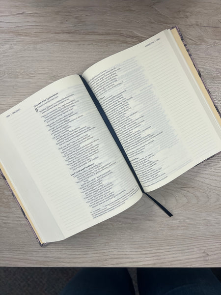 NIV Journal The Word Bible - Floral Hard Back