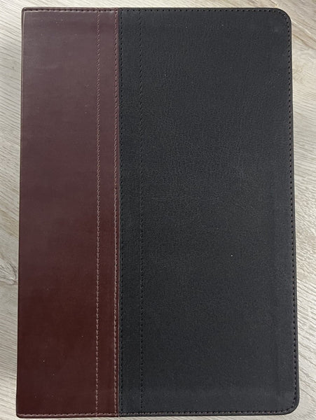 NIV Study Bible,Leathersoft, Chocolate/Black
