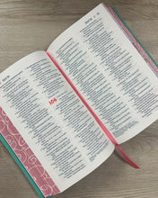 NLT Girls Life Application Study Bible - LeatherLike Seafoam Teal Soft Cover