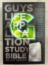 NLT Guys Life Application Study Bible  - Iridum Edition