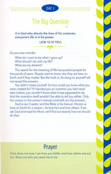THE PURPOSE DRIVEN LIFE - Devotional for Kids