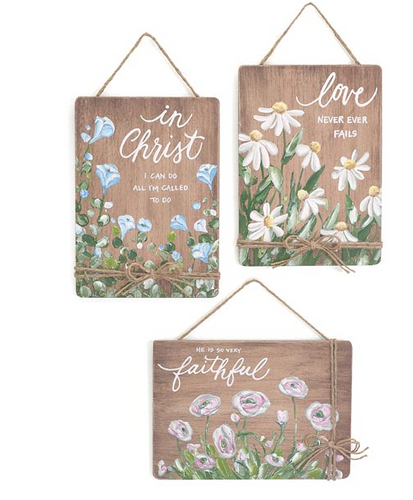 Spring Flowers wall hangings