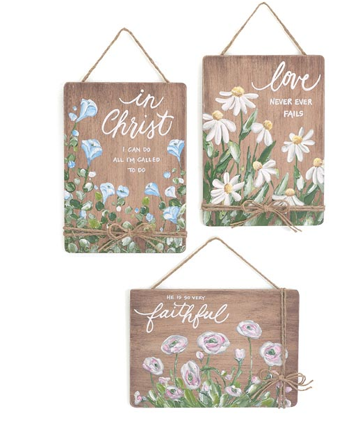 Spring Flowers wall hangings