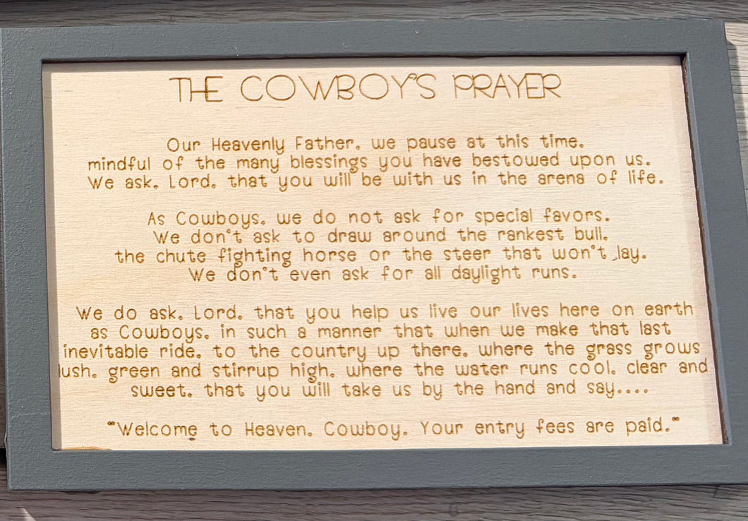 The Cowboy's Prayer