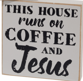 Coffee & Jesus Square Block