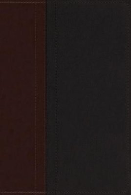 NIV Study Bible,Leathersoft, Chocolate/Black