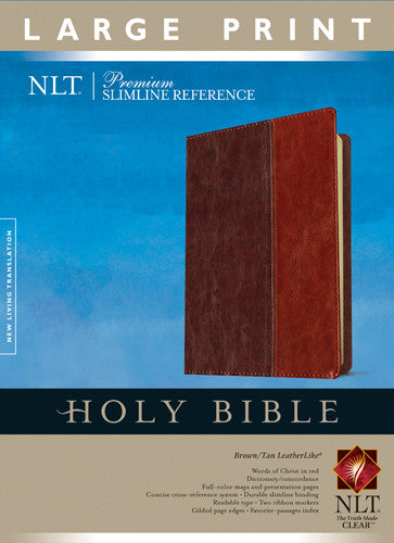 NLT - Bible Premium Slimline Reference - Leather Like