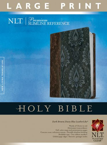 NLT - Bible Premium Slimline Reference - Leather Like