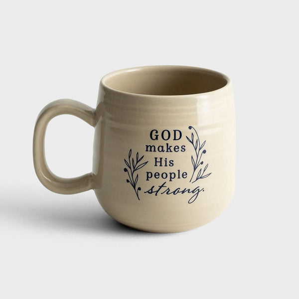 Ceramic Mug - Strong and Peace