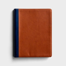 Executive Portfolio - Brown with Navy Trim