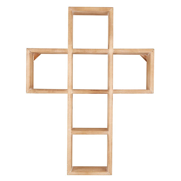 Wooden Shelf Cross