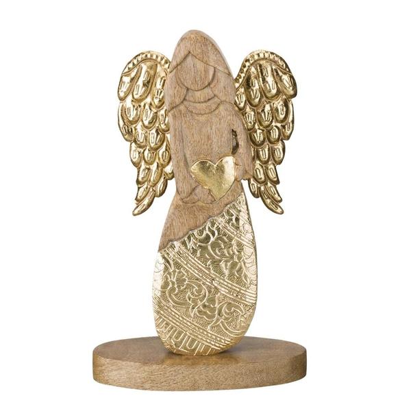 Woodland Angel Decor Gold 15"