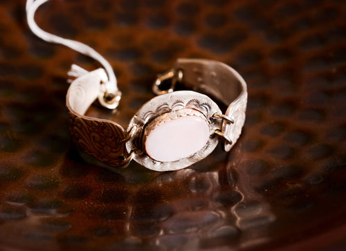 Spoon Bracelet - Mother of Pearl